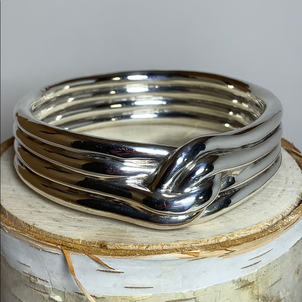 Vintage Bat-ami Electroform Sterling Cuff